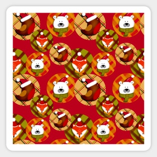 Christmas animals Sticker